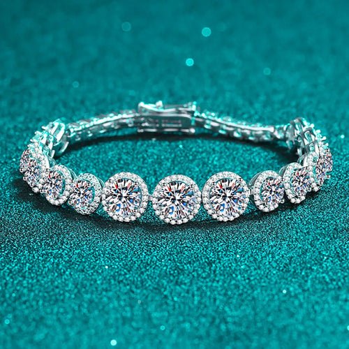 D Color All Moissanite Bracelet For Women S925 Silver Diamond - Getmgirlzworld Shop