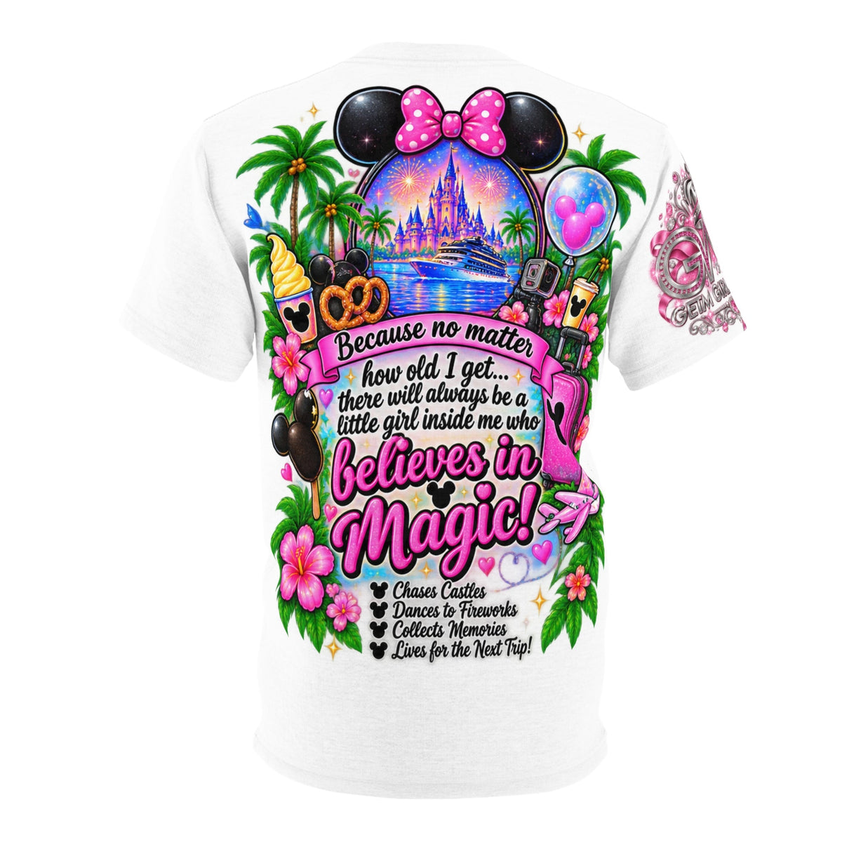 Disney Child Princess Tee – "When the inner Disney Child stays alive in the grown-up Princess" All-Over Print - Getmgirlzworld Shop