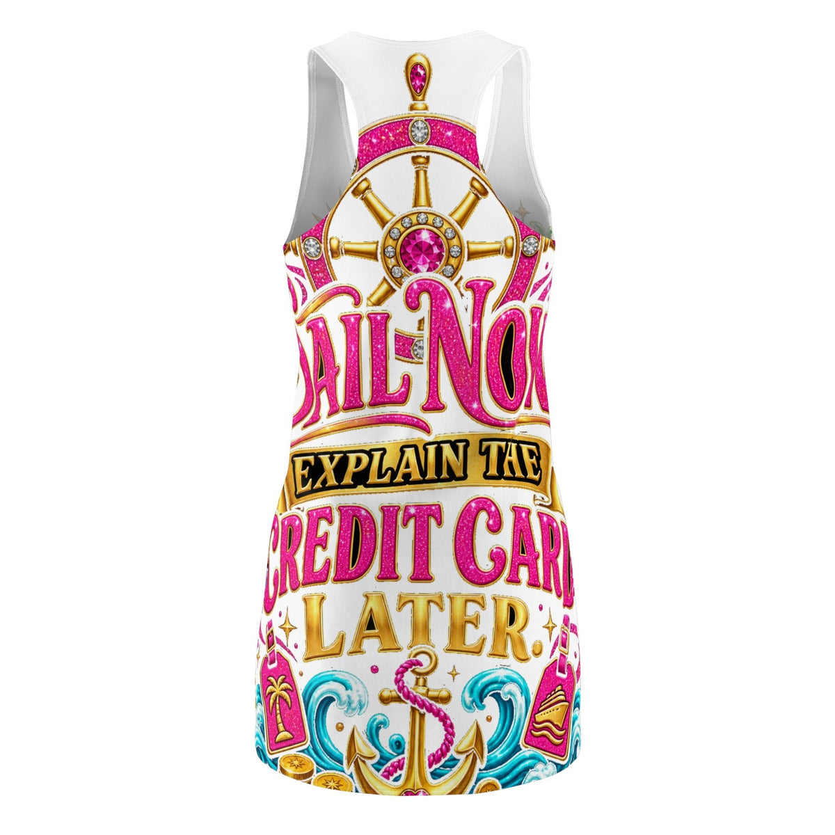 Disney Cruise Vacation Tank Dress — 'Girl Math: If the Disney Cruise Is Paid For Before We Sail, the Vacation Is Free' - Getmgirlzworld Shop