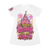 Nurse Castle T-Shirt Dress — "Magic Is My Medicine"