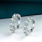 D Color Moissanite Stud Earrings - Excellent Cut, 3mm & 3.5mm - Getmgirlzworld Shop