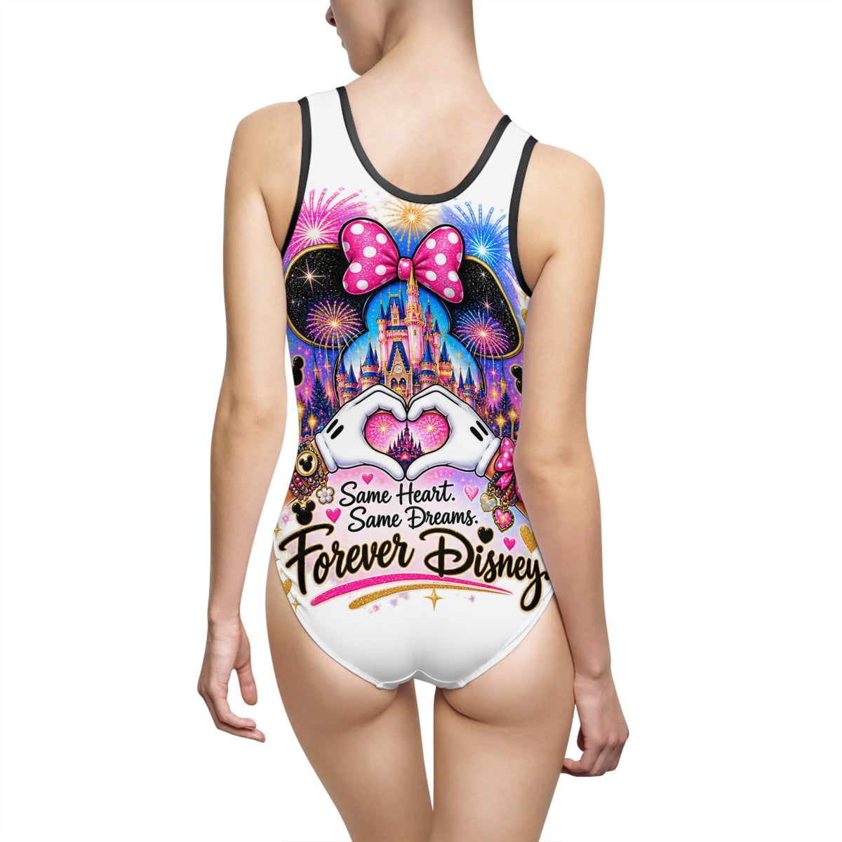 Forever Disney Castle One-Piece Swimsuit - Getmgirlzworld Shop