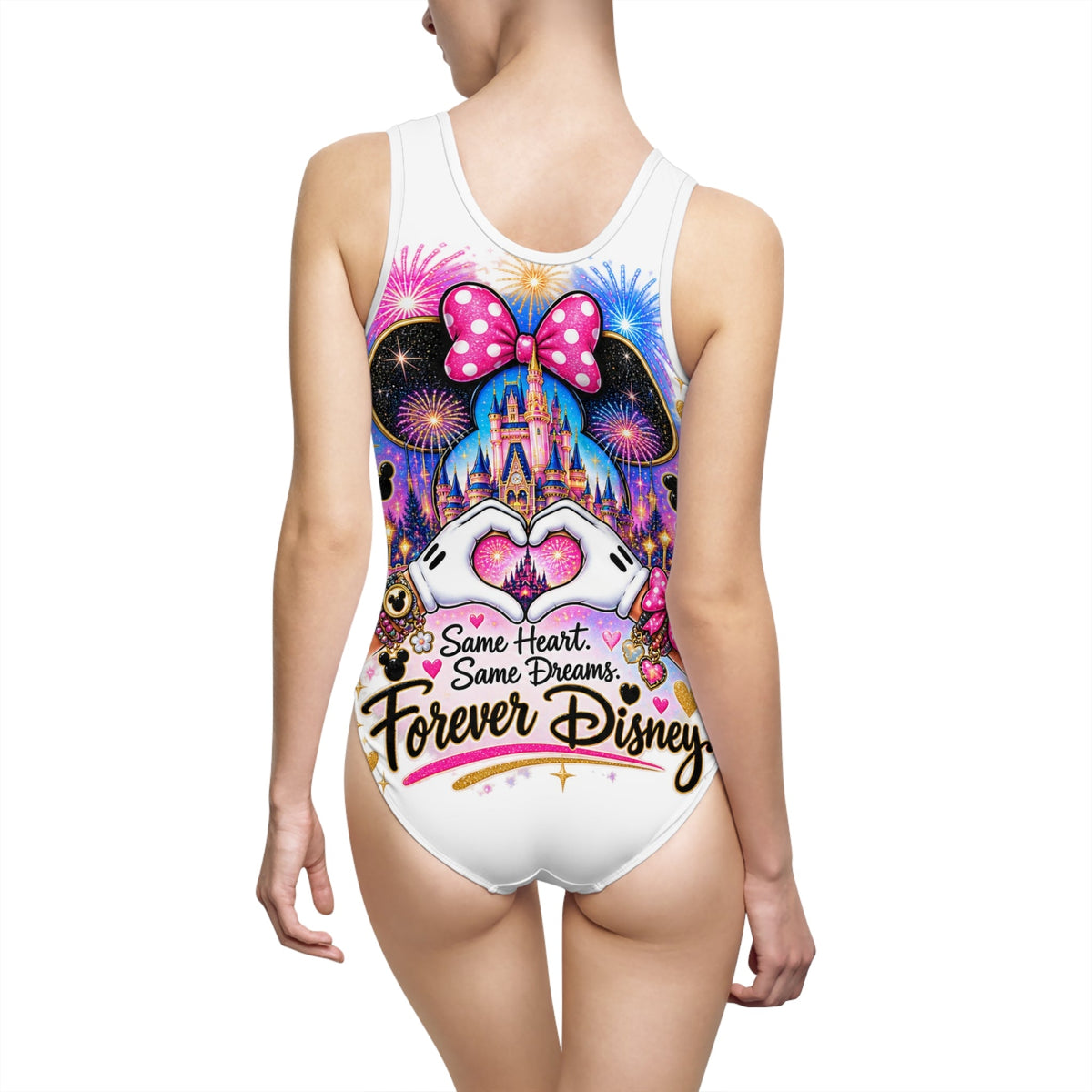 Forever Disney Castle One-Piece Swimsuit - Getmgirlzworld Shop