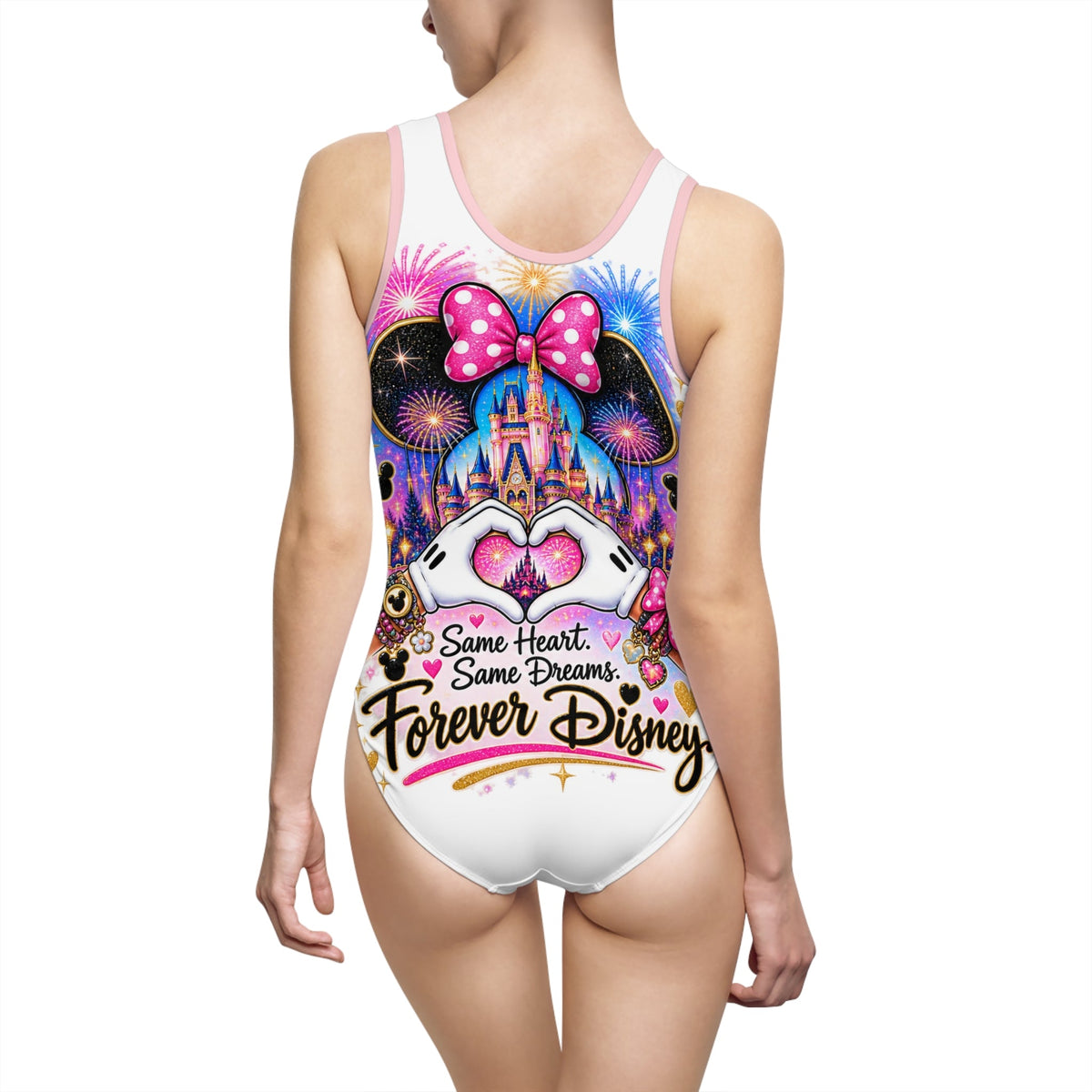 Forever Disney Castle One-Piece Swimsuit - Getmgirlzworld Shop