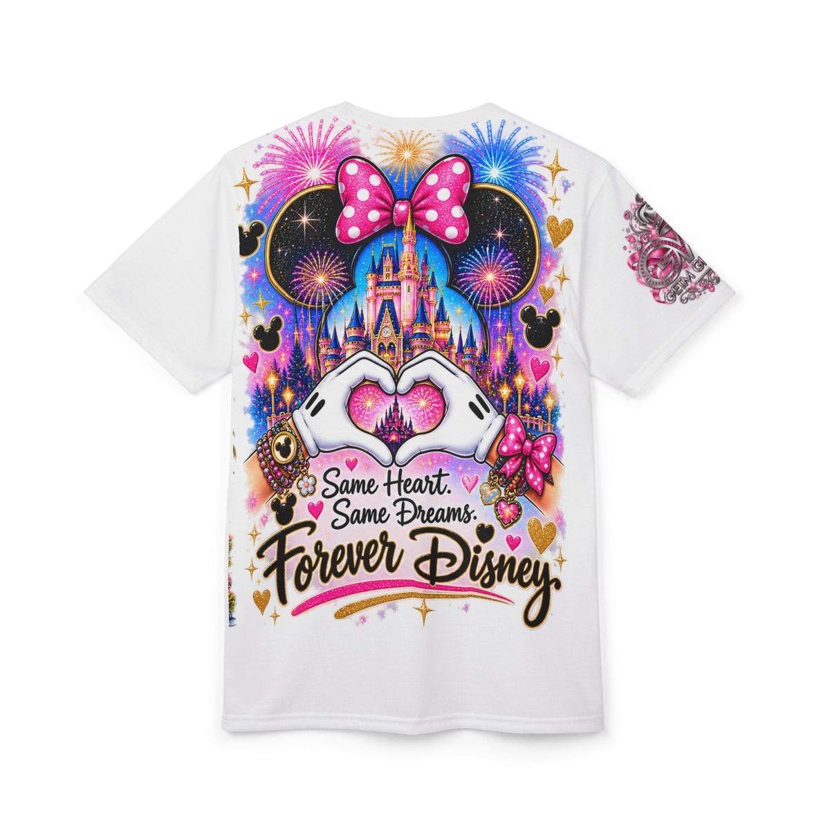 Forever Disney Tee — Castle Graphic Unisex Cut & Sew Shirt - Getmgirlzworld Shop
