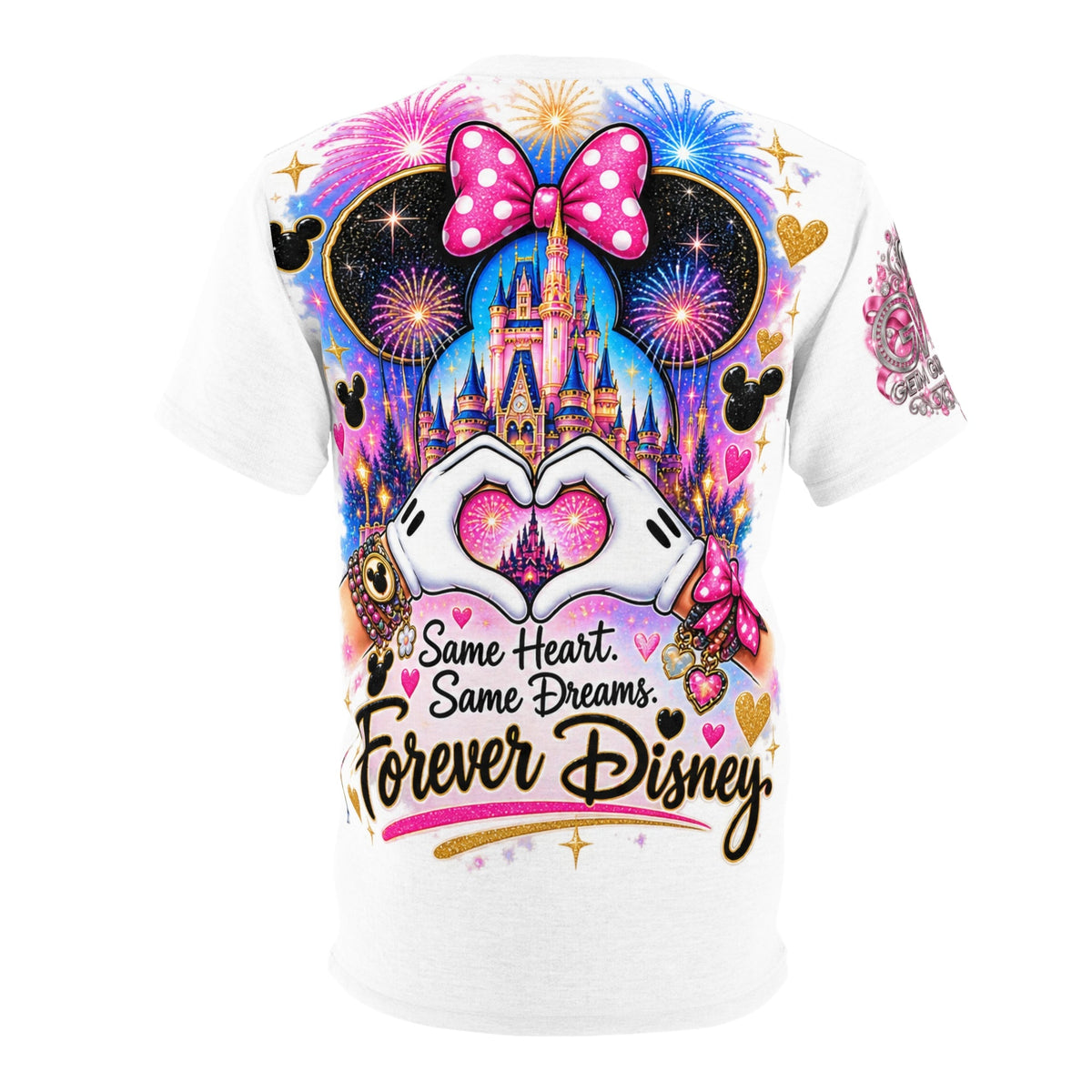 Forever Disney Tee — Castle Graphic Unisex Cut & Sew Shirt - Getmgirlzworld Shop
