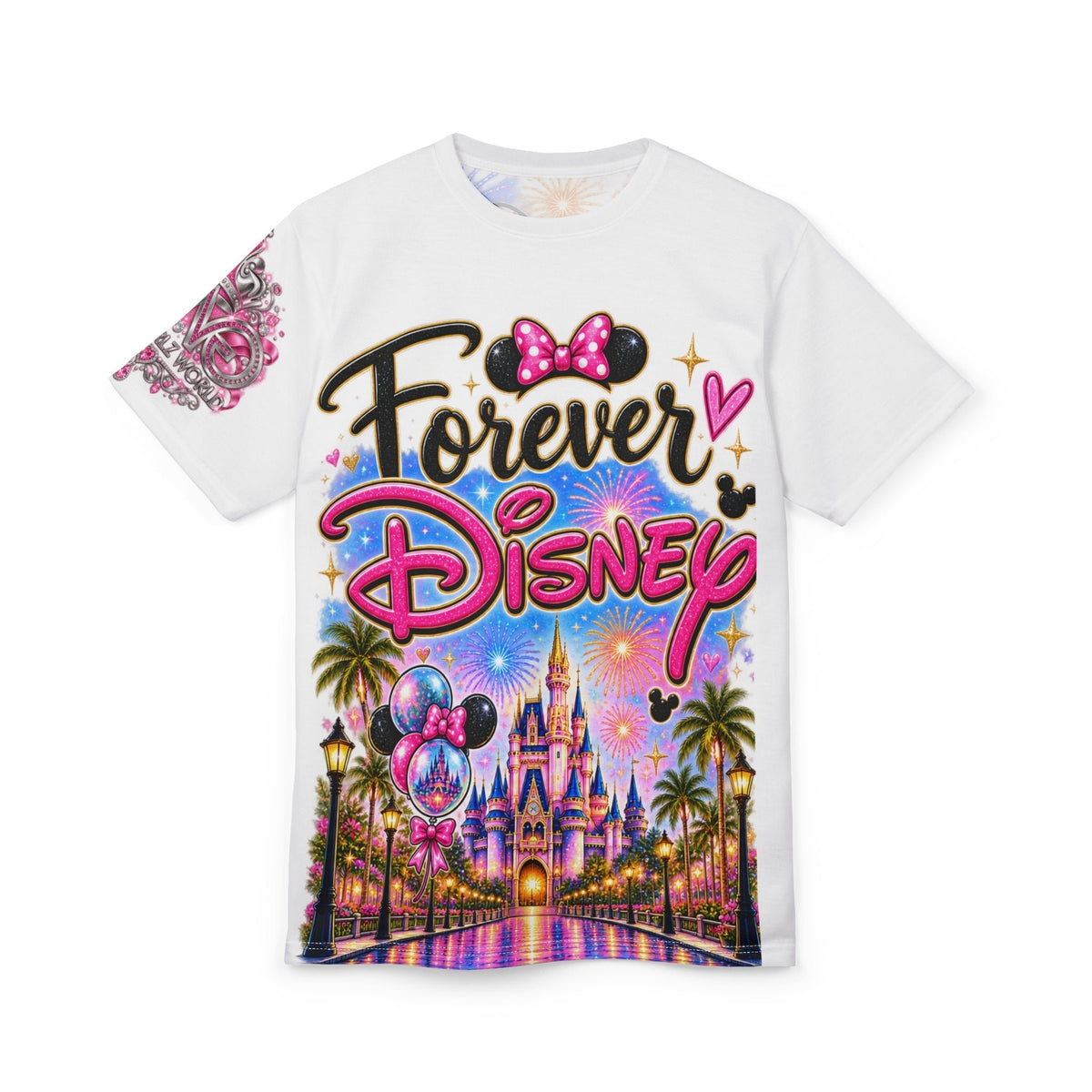 Forever Disney Tee — Castle Graphic Unisex Cut & Sew Shirt - Getmgirlzworld Shop