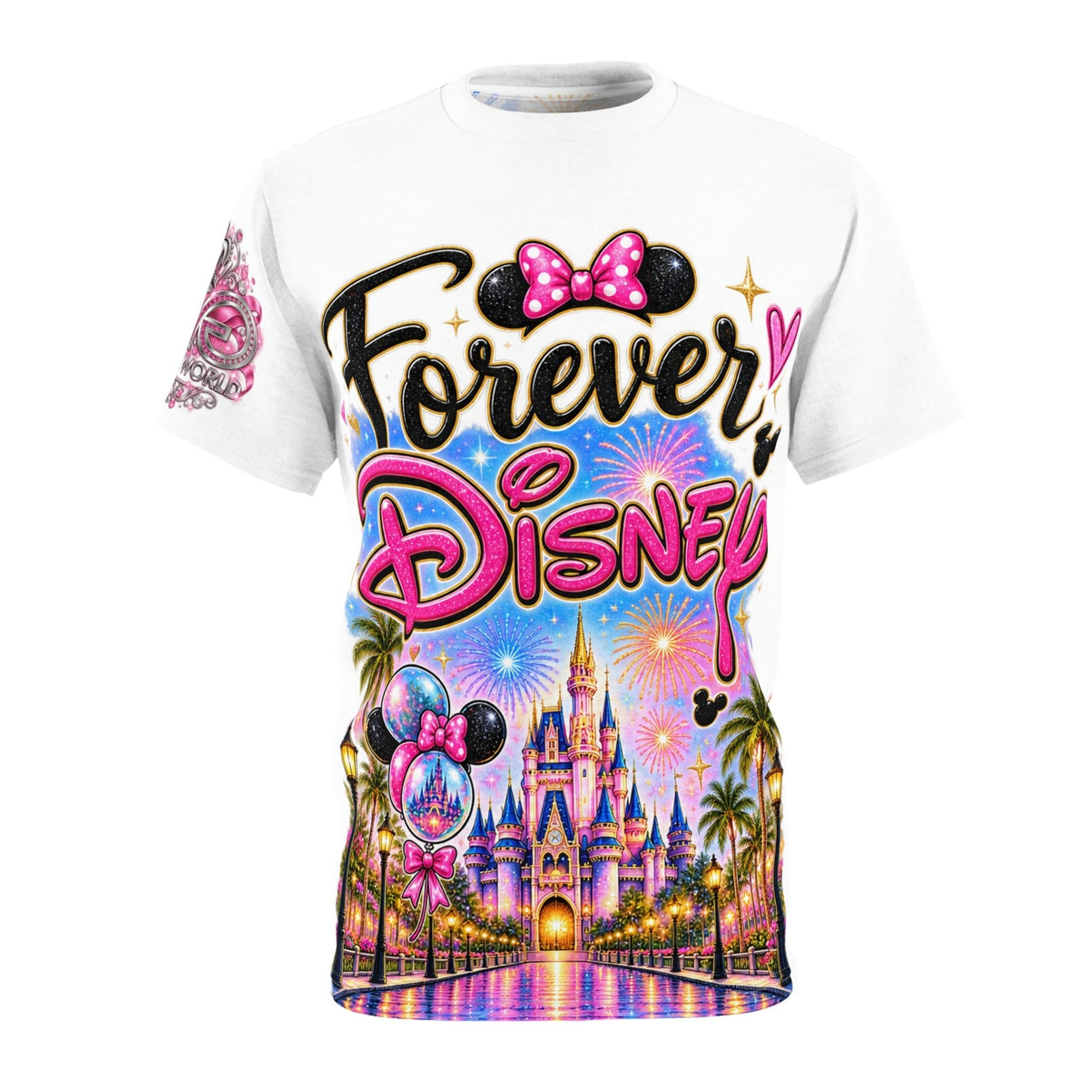 Forever Disney Tee — Castle Graphic Unisex Cut & Sew Shirt - Getmgirlzworld Shop