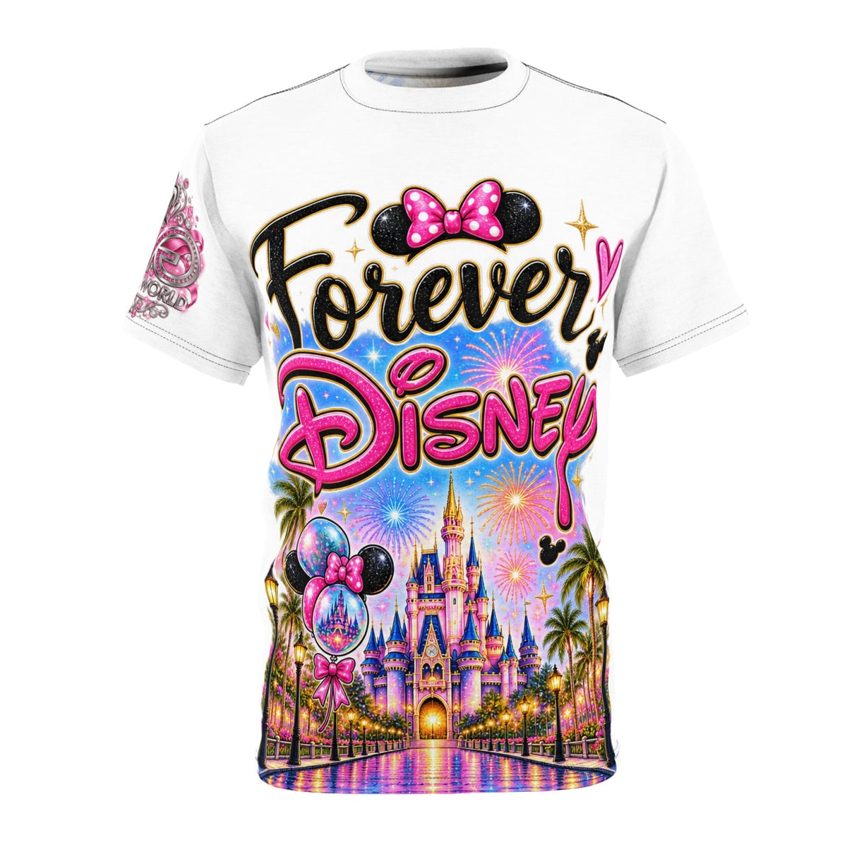 Forever Disney Tee — Castle Graphic Unisex Cut & Sew Shirt - Getmgirlzworld Shop