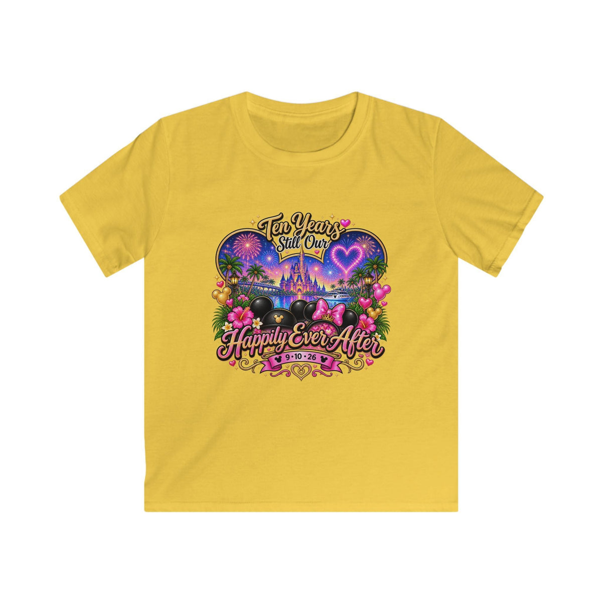 Kids T-Shirt — "Ten Years, Still One" Castle Magic Happily Ever After Tee - Getmgirlzworld Shop