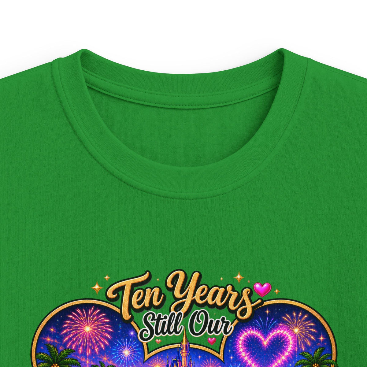 Kids T-Shirt — "Ten Years, Still One" Castle Magic Happily Ever After Tee - Getmgirlzworld Shop