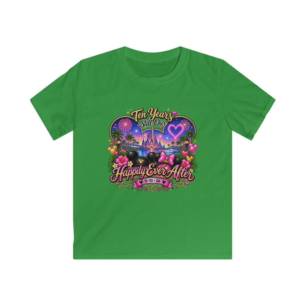 Kids T-Shirt — "Ten Years, Still One" Castle Magic Happily Ever After Tee - Getmgirlzworld Shop