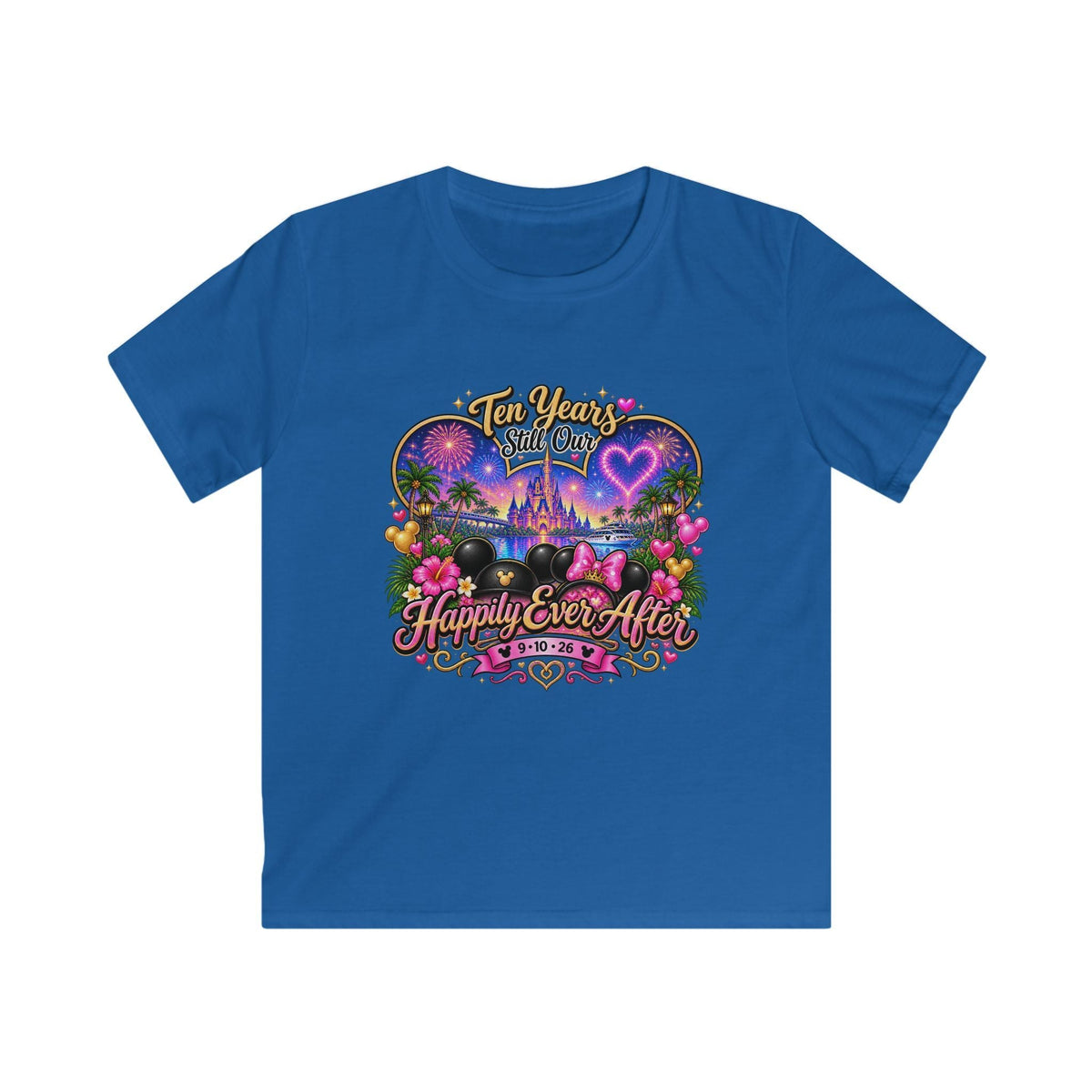 Kids T-Shirt — "Ten Years, Still One" Castle Magic Happily Ever After Tee - Getmgirlzworld Shop