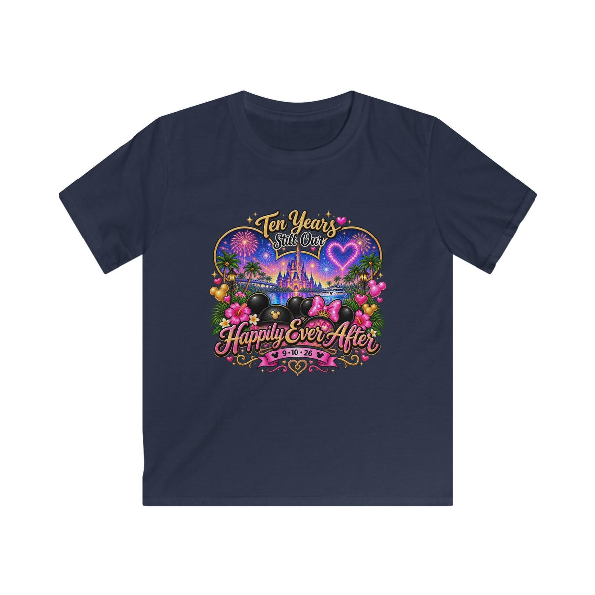 Kids T-Shirt — "Ten Years, Still One" Castle Magic Happily Ever After Tee - Getmgirlzworld Shop