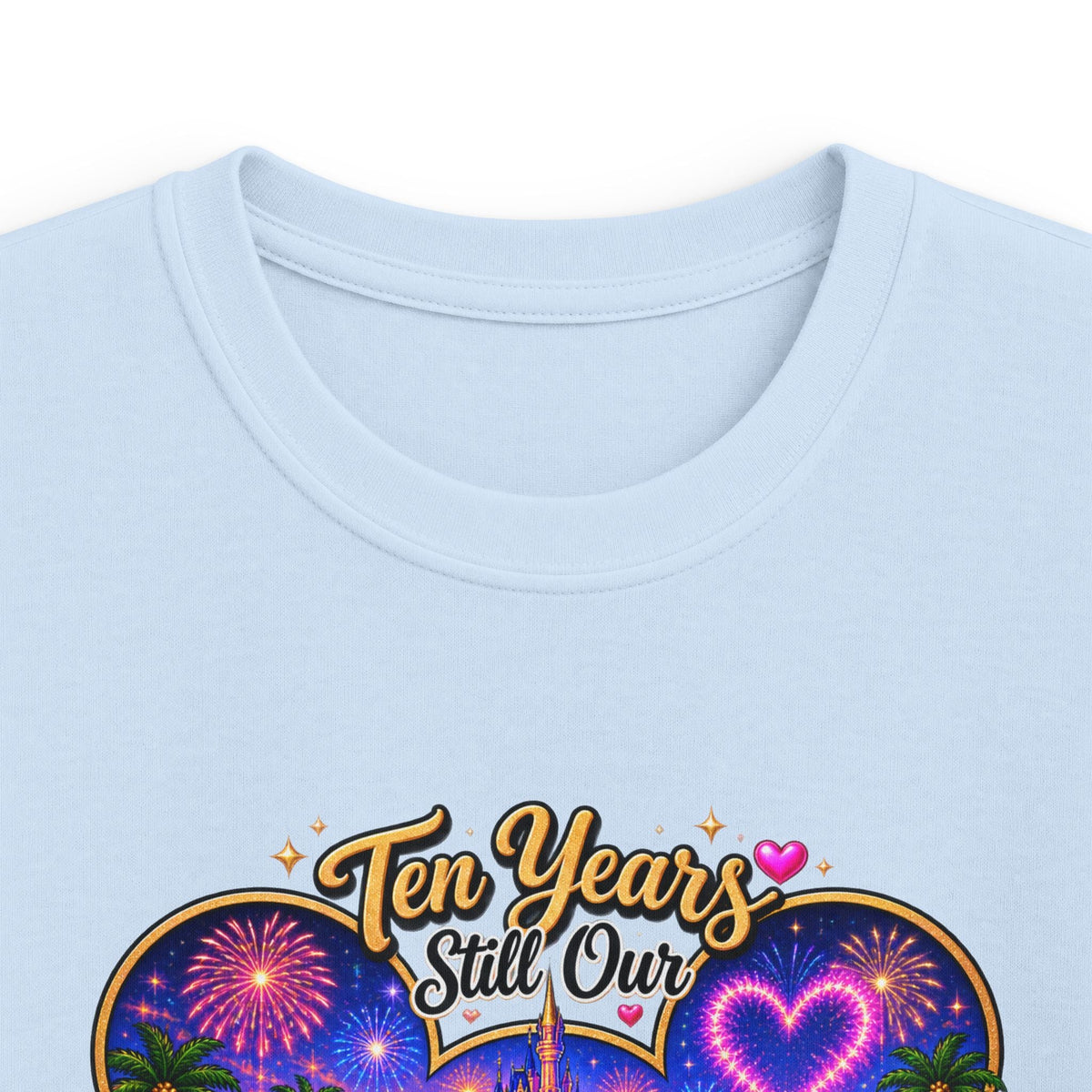 Kids T-Shirt — "Ten Years, Still One" Castle Magic Happily Ever After Tee - Getmgirlzworld Shop