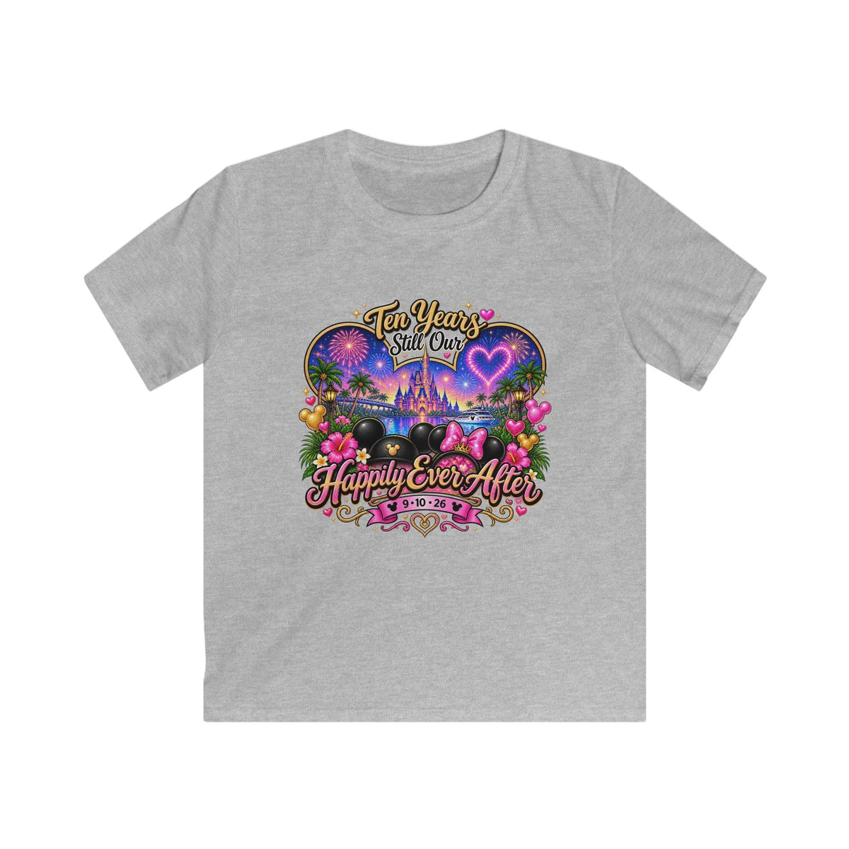 Kids T-Shirt — "Ten Years, Still One" Castle Magic Happily Ever After Tee - Getmgirlzworld Shop