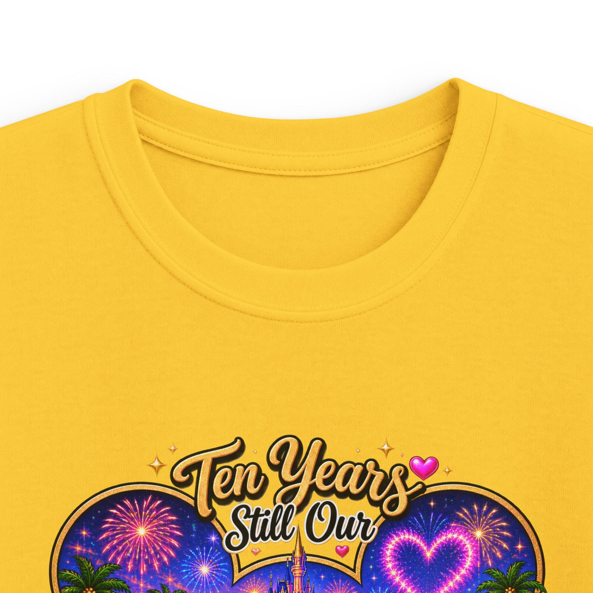 Kids T-Shirt — "Ten Years, Still One" Castle Magic Happily Ever After Tee - Getmgirlzworld Shop