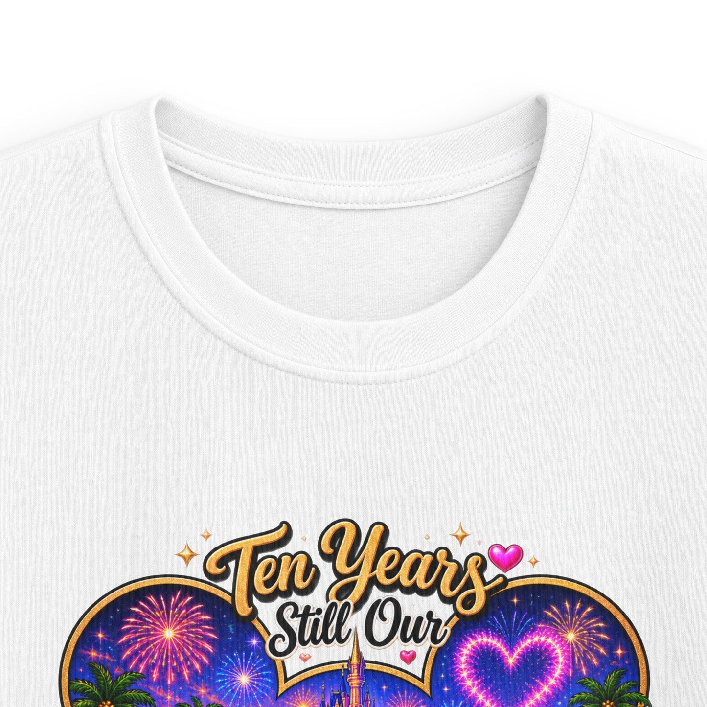 Kids T-Shirt — "Ten Years, Still One" Castle Magic Happily Ever After Tee - Getmgirlzworld Shop