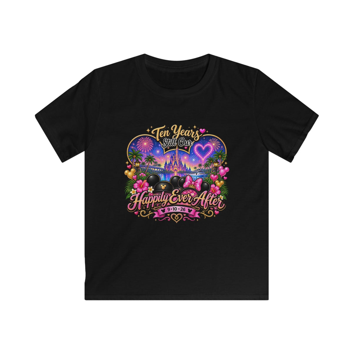 Kids T-Shirt — "Ten Years, Still One" Castle Magic Happily Ever After Tee - Getmgirlzworld Shop