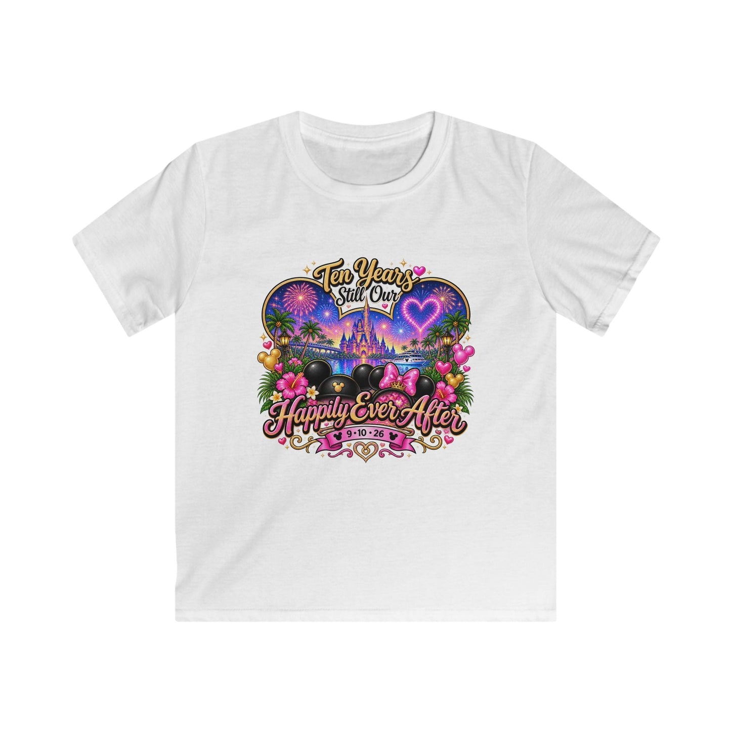 Kids T-Shirt — "Ten Years, Still One" Castle Magic Happily Ever After Tee - Getmgirlzworld Shop