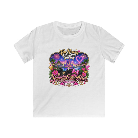 Kids T-Shirt — "Ten Years, Still One" Castle Magic Happily Ever After Tee - Getmgirlzworld Shop