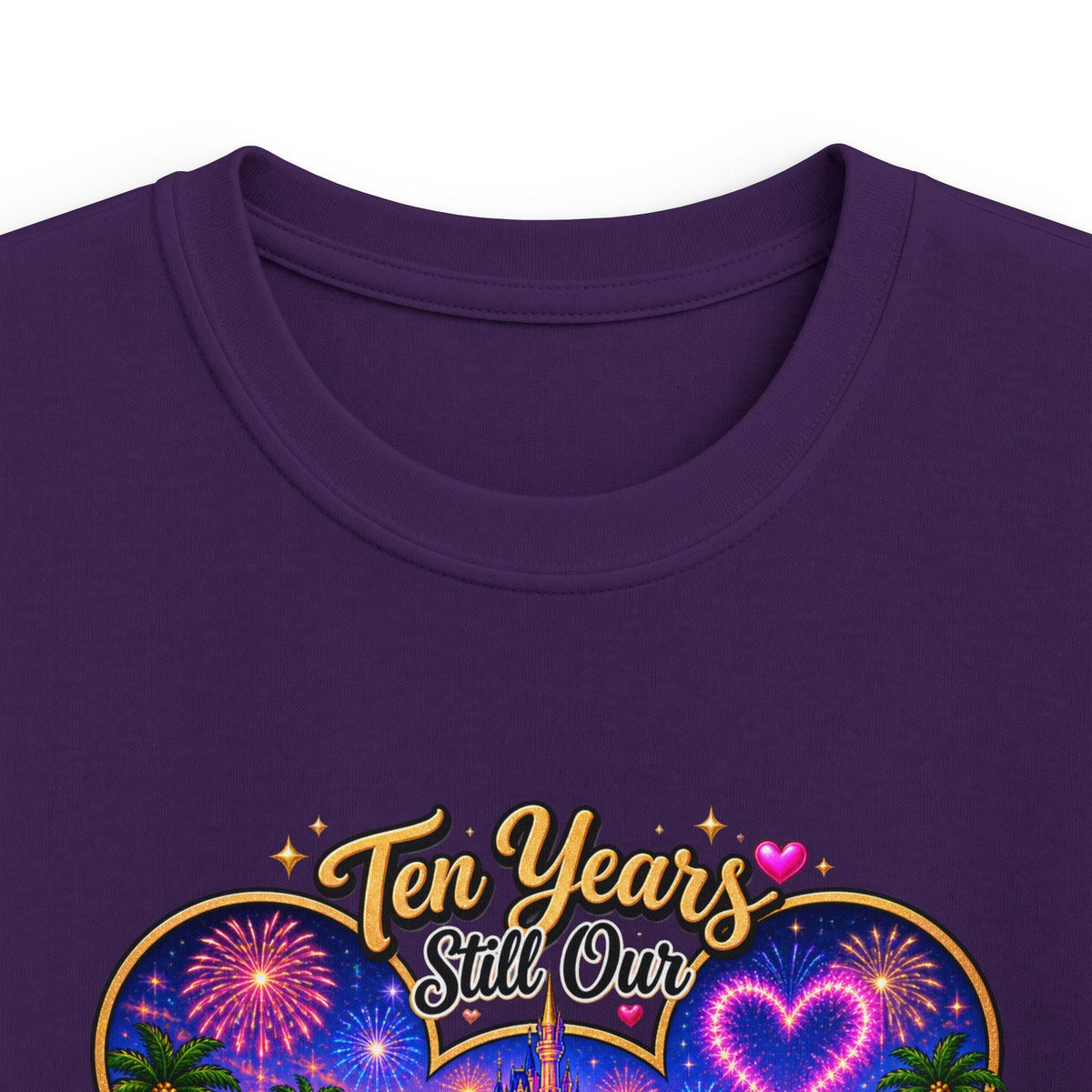 Kids T-Shirt — "Ten Years, Still One" Castle Magic Happily Ever After Tee - Getmgirlzworld Shop