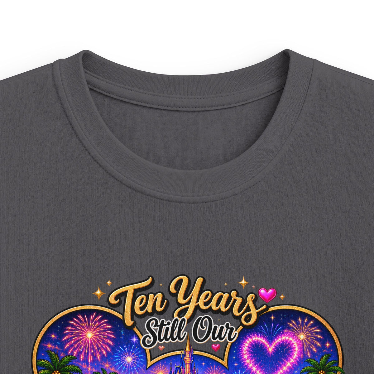 Kids T-Shirt — "Ten Years, Still One" Castle Magic Happily Ever After Tee - Getmgirlzworld Shop