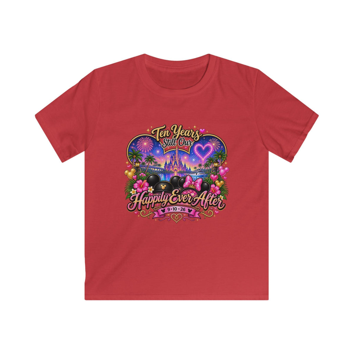 Kids T-Shirt — "Ten Years, Still One" Castle Magic Happily Ever After Tee - Getmgirlzworld Shop