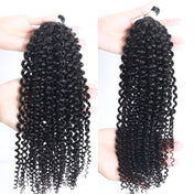 Kinky Curly Human Hair I Tip Microlinks | Bulk Braiding Hair Bundles
