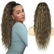 Long Curly Ponytail Extension - Drawstring Synthetic Hairpiece for Black Women - Getmgirlzworld Shop