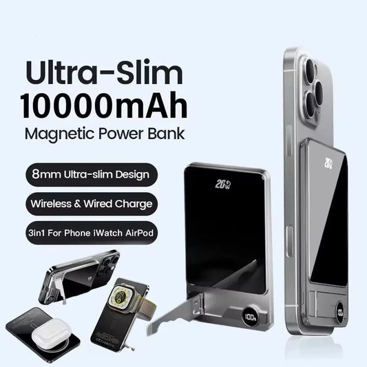 Magnetic Wireless Travel Power Bank - Getmgirlzworld Shop