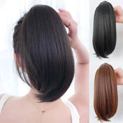 12-Inch Synthetic Short Ponytail with Claw Clip - Micro Curl Hair Extension
