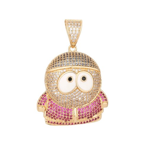 Personalized Hip Hop 14k Gold Plated Cute Teddy Bears Multiple Colors - Getmgirlzworld Shop