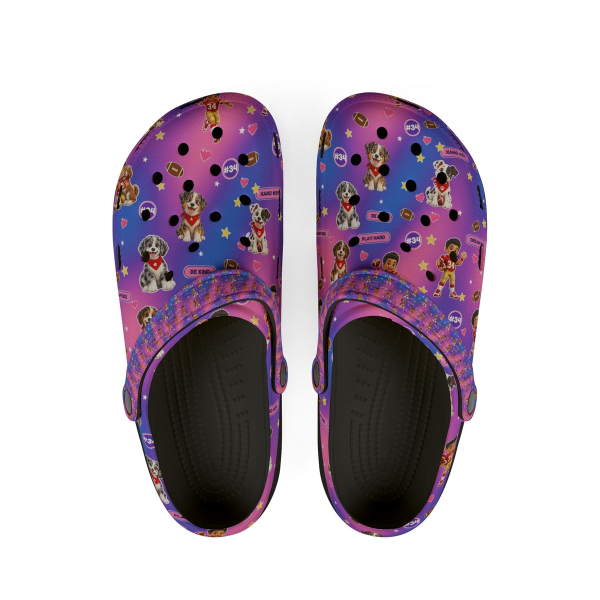 Purple Xano #34 Cartoon Adult Clogs - Getmgirlzworld Shop