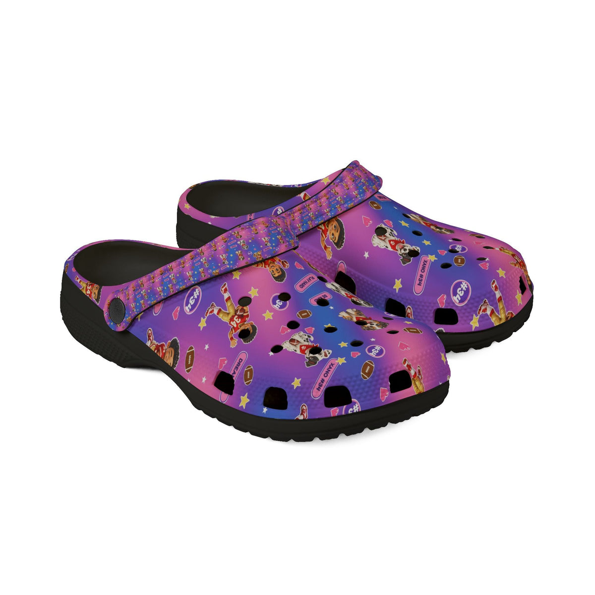 Purple Xano #34 Cartoon Adult Clogs - Getmgirlzworld Shop