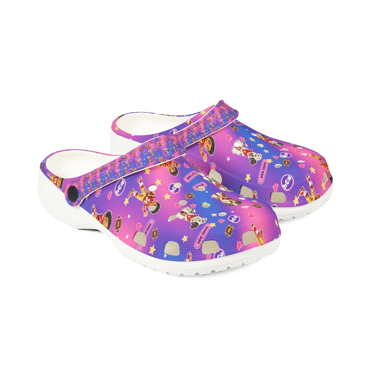 Purple Xano #34 Cartoon Adult Clogs - Getmgirlzworld Shop