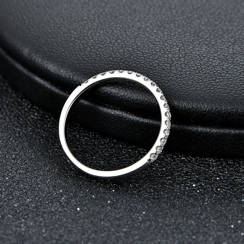 Silver Jewelry Sterling Silver Ring Moissanite Jewelry - Getmgirlzworld Shop