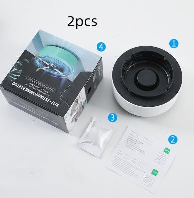 Smoke Removal Air Purification Ashtray Anion Purification Practical Automatic Purifier Ashtray Portable Gadgets For Car Ashtray - Getmgirlzworld Shop