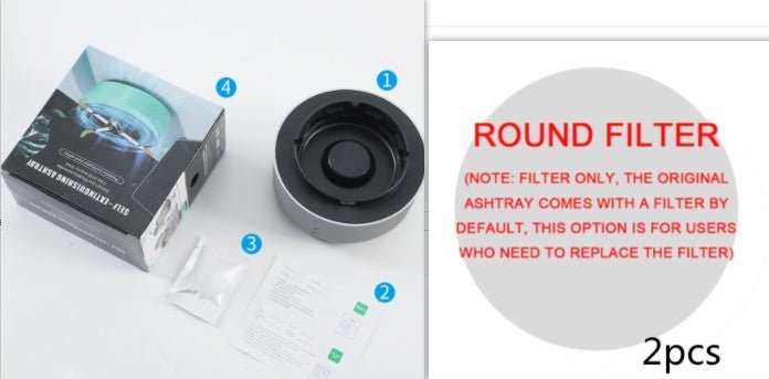 Smoke Removal Air Purification Ashtray Anion Purification Practical Automatic Purifier Ashtray Portable Gadgets For Car Ashtray - Getmgirlzworld Shop