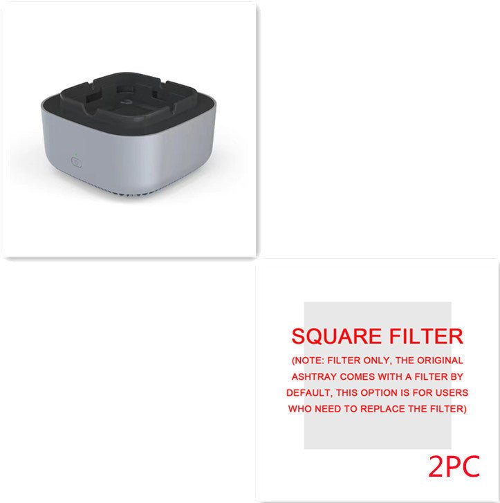 Smoke Removal Air Purification Ashtray Anion Purification Practical Automatic Purifier Ashtray Portable Gadgets For Car Ashtray - Getmgirlzworld Shop