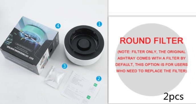 Smoke Removal Air Purification Ashtray Anion Purification Practical Automatic Purifier Ashtray Portable Gadgets For Car Ashtray - Getmgirlzworld Shop