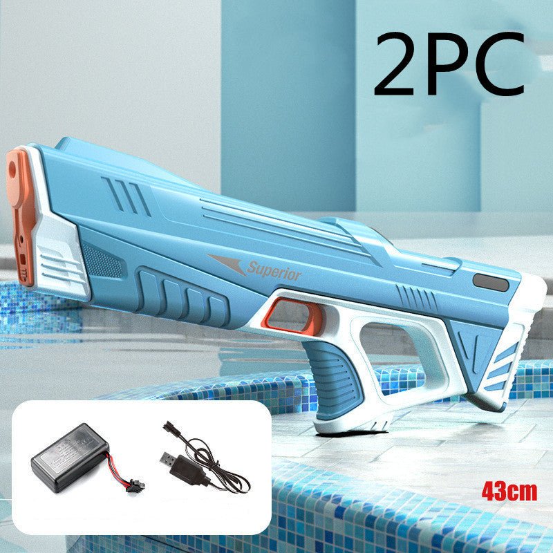 Summer Full Automatic Electric Water Gun Toy Induction Water Absorbing High - Tech Burst Water Gun Beach Outdoor Water Fight Toys - Getmgirlzworld Shop