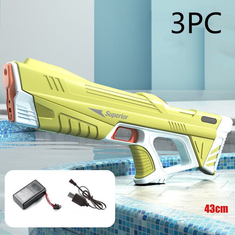 Summer Full Automatic Electric Water Gun Toy Induction Water Absorbing High - Tech Burst Water Gun Beach Outdoor Water Fight Toys - Getmgirlzworld Shop