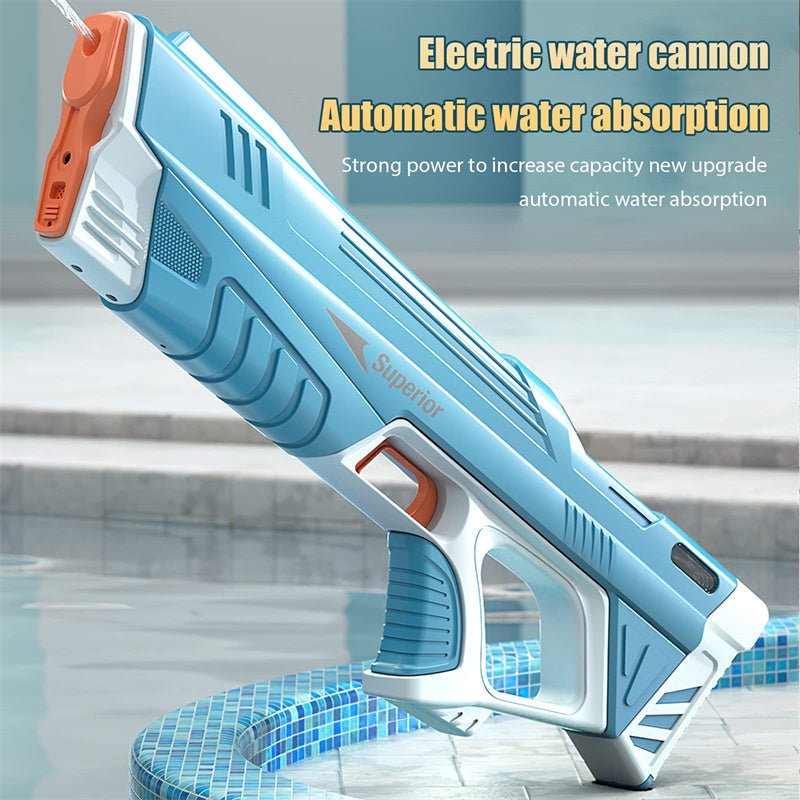 Summer Full Automatic Electric Water Gun Toy Induction Water Absorbing High - Tech Burst Water Gun Beach Outdoor Water Fight Toys - Getmgirlzworld Shop