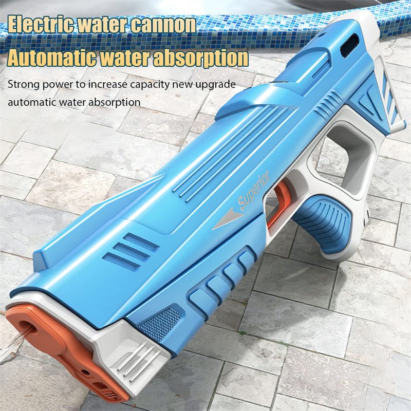 Summer Full Automatic Electric Water Gun Toy Induction Water Absorbing High - Tech Burst Water Gun Beach Outdoor Water Fight Toys - Getmgirlzworld Shop