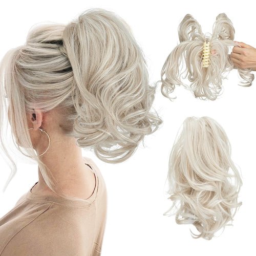 Synthetic Diy Claw Clip In Ponytail Hair Extensions Hairpiece Hair Bun - Getmgirlzworld Shop