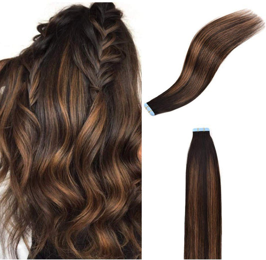 Tape in Invisible Real Hair Extensions - Getmgirlzworld Shop