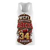 Custom Team Women's Racerback Dress (AOP) All Over Print