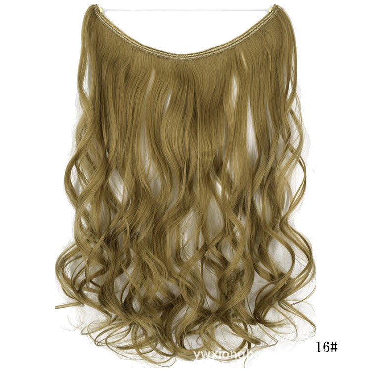 Women's One - piece Seamless Hair Extension Halo - Getmgirlzworld Shop