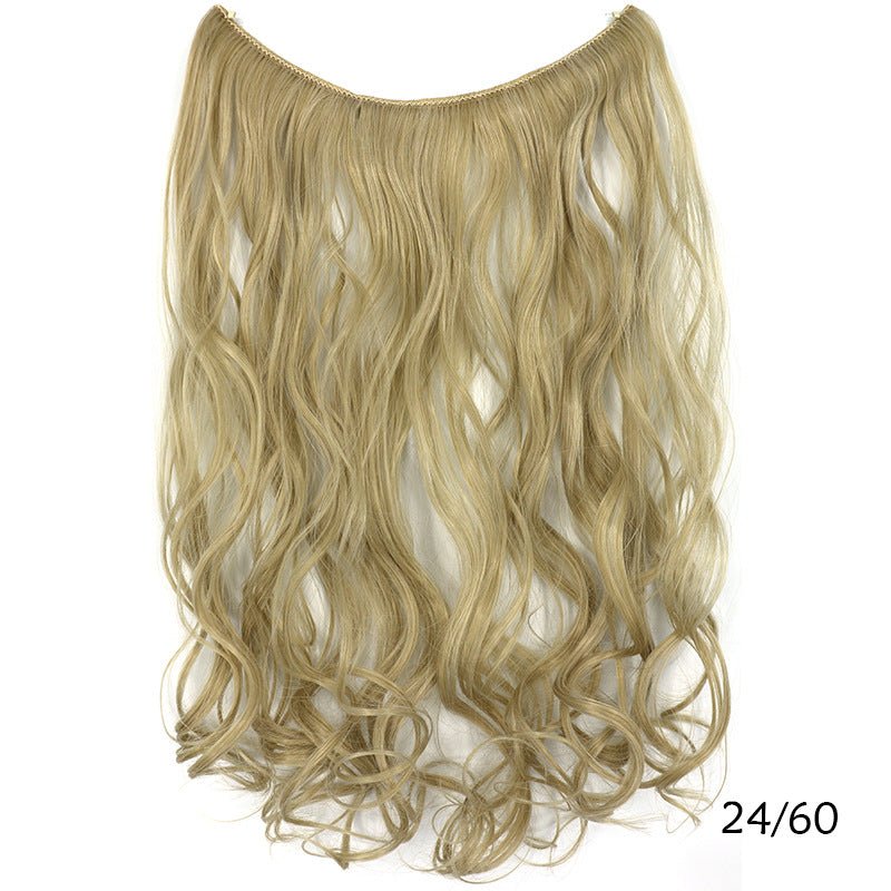 Women's One - piece Seamless Hair Extension Halo - Getmgirlzworld Shop